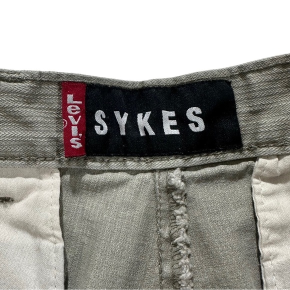 Vintage Levis Sykes Men Grey Wash Jeans Sz 32x30 Textured 100% Cotton Denim - Picture 4 of 11